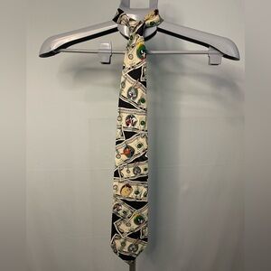 VTG Looney Tunes Stylish Money Print Tie vintage‎